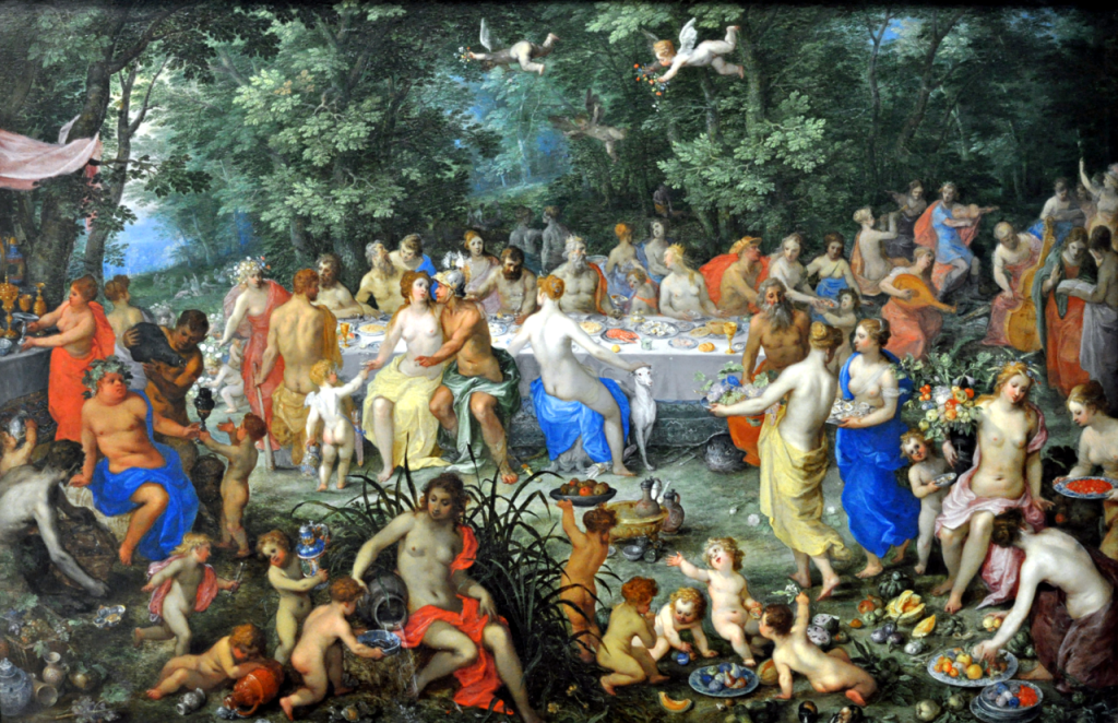 Thetis ve Peleus'un Düğünü, Hendrick van Balen les