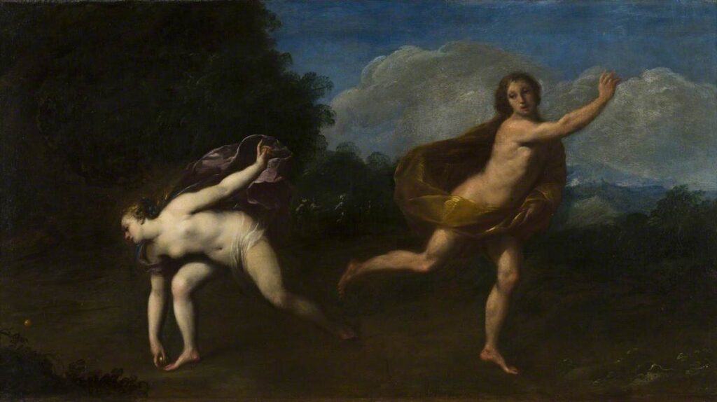 Hippomenes ve Atalanta, Italian (Lombard) School