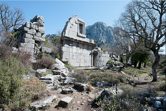 Termessos Antik Kenti Gymnasium Kalıntıları