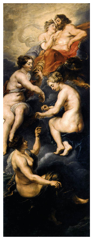 Peter Paul Rubens (1577–1640), The Fates Spinning Marie’s Destiny (1622–5), Musée du Louvre, Paris.