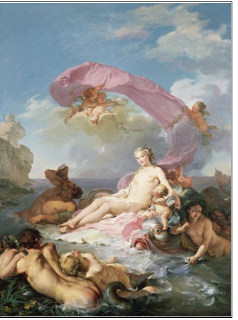 The Triumph of Amphitrite — Hugues Taraval (1729–1785)
