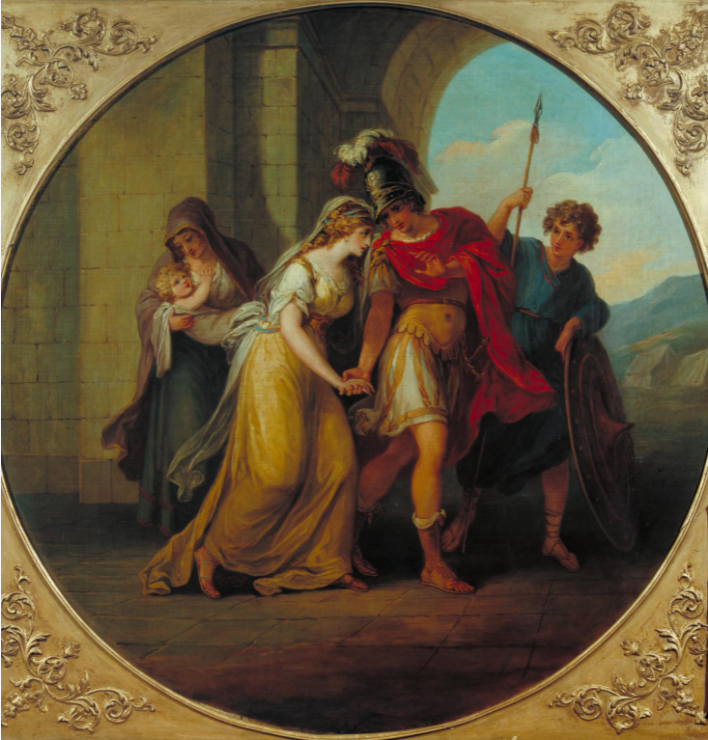 Hektor Andromakhe'den Ayrılırken, Angelica Kauffman, 1741-1807, Tate Modern İngiltere