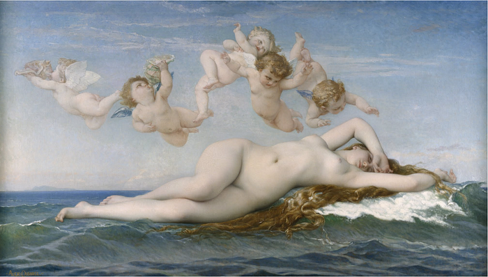 The Birth of Venus, Alexandre Cabanel,1863, musee-orsay, Paris