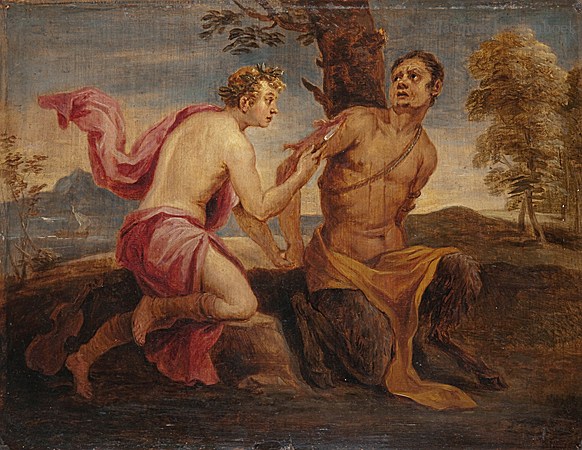 Apollo and Marsyas, David Teniers, Mitolojik Müzik Yarışmaları
