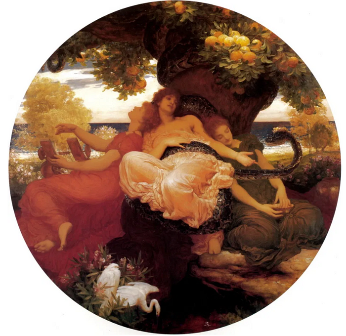 Frederic, Lord Leighton (1830–1896), The Garden of the Hesperides (c 1892), Lady Lever Art Gallery, Liverpool