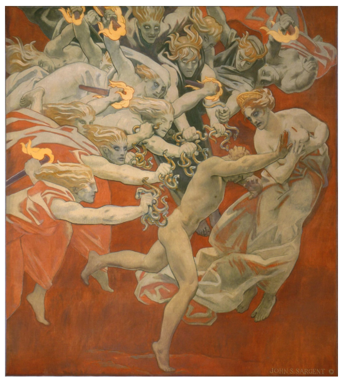 John Singer Sargent (1856–1925), Orestes Pursued by the Furies (1922–25), Museum of Fine Arts Boston