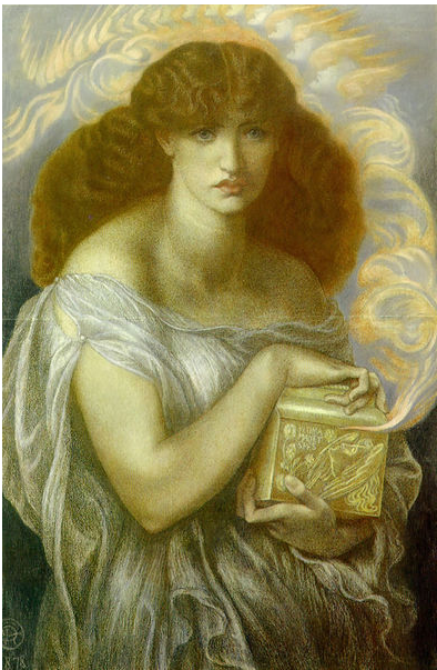 Gabriel Charles Dante Rossetti, Pandora-1879