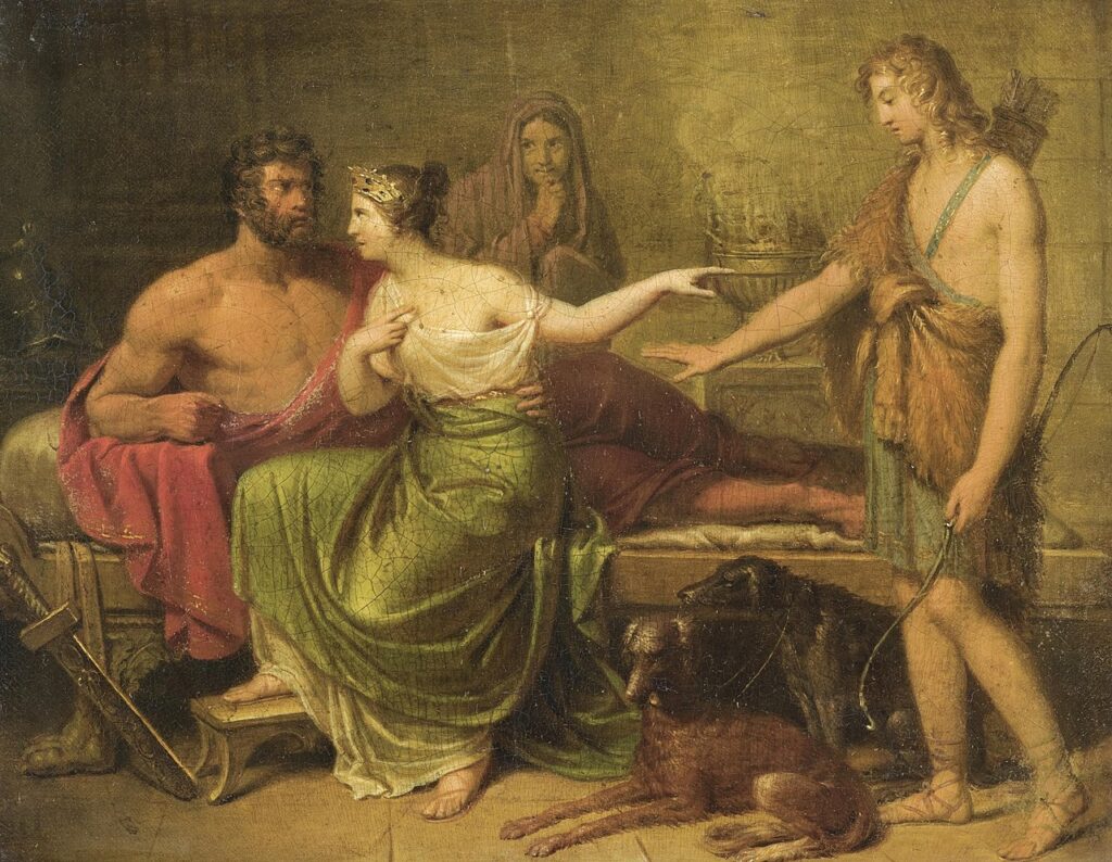 Hippolytos, Phaedra ve Thseus, Alman Okulu