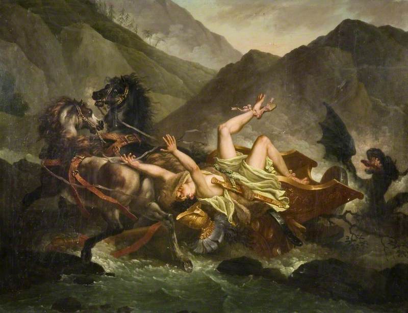 Anne-Louis Girodet de Roucy-Trioson (1767-1824) - Hippolytos'un Ölümü