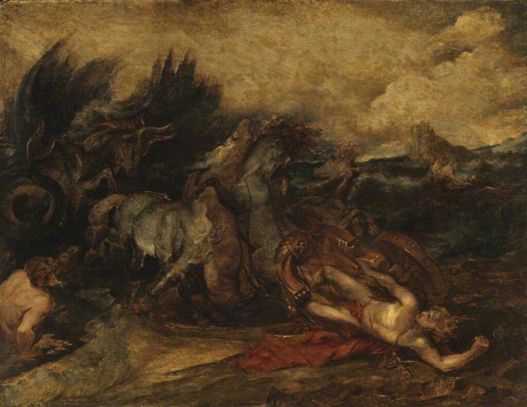 The Death of Hippolytus, Rubens