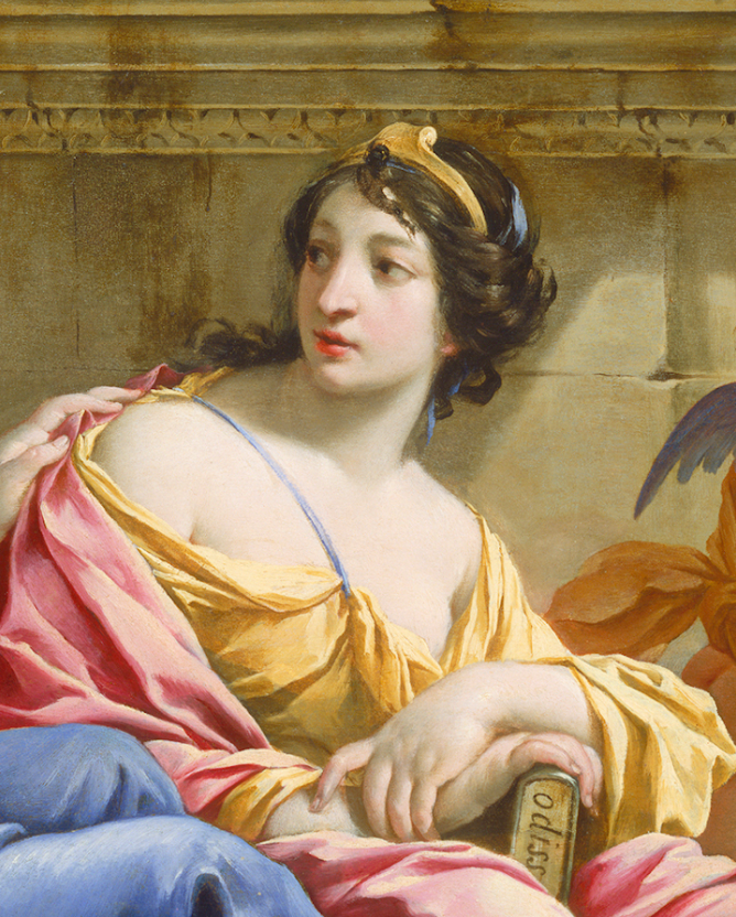 The Muses Urania and Calliope, Simon Vouet, 1634