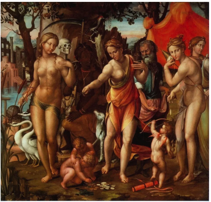 Il Sodoma (Giovanni Antonio Bazzi) (1477–1549), The Three Fates (c 1525), Galleria Nazionale d’Arte Antica, Rome.