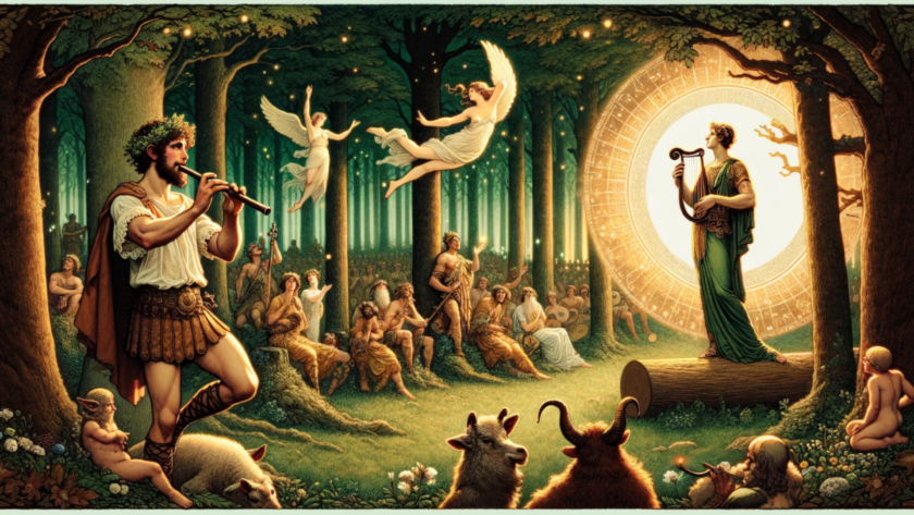 Mitolojik Hikayeler Apollon ve Pan Müzik Yarışması