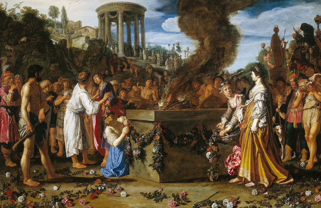 Pieter Lastman - Orestes ve Pylades arasındaki kurban savaşı