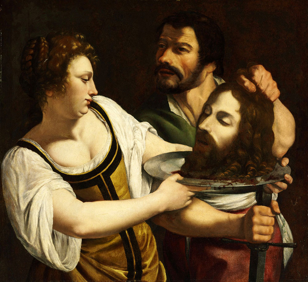 Artemisia Gentileschi (1593–1653), Salome with the Head of Saint John the Baptist (1610-15)