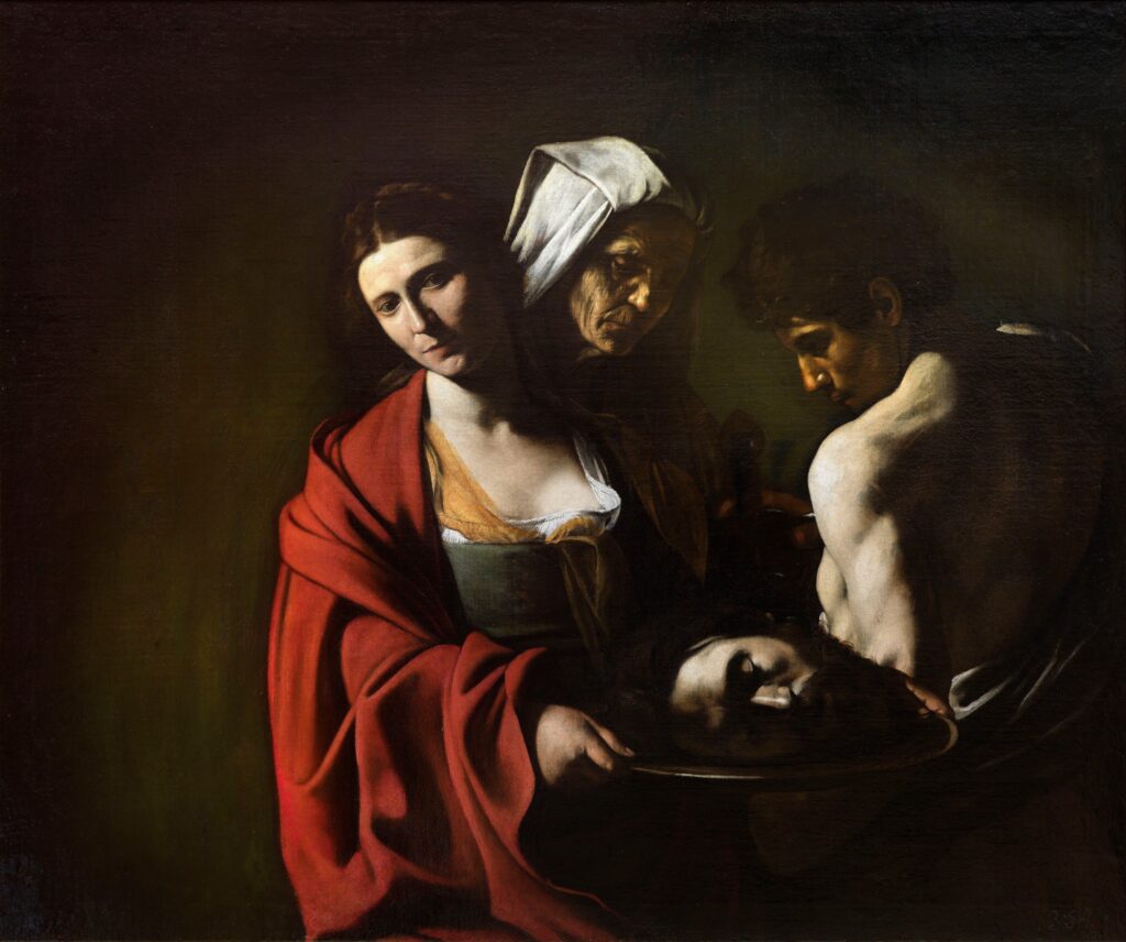 Salome, Vaftizci Yahya'nın başıyla, Caravaggio