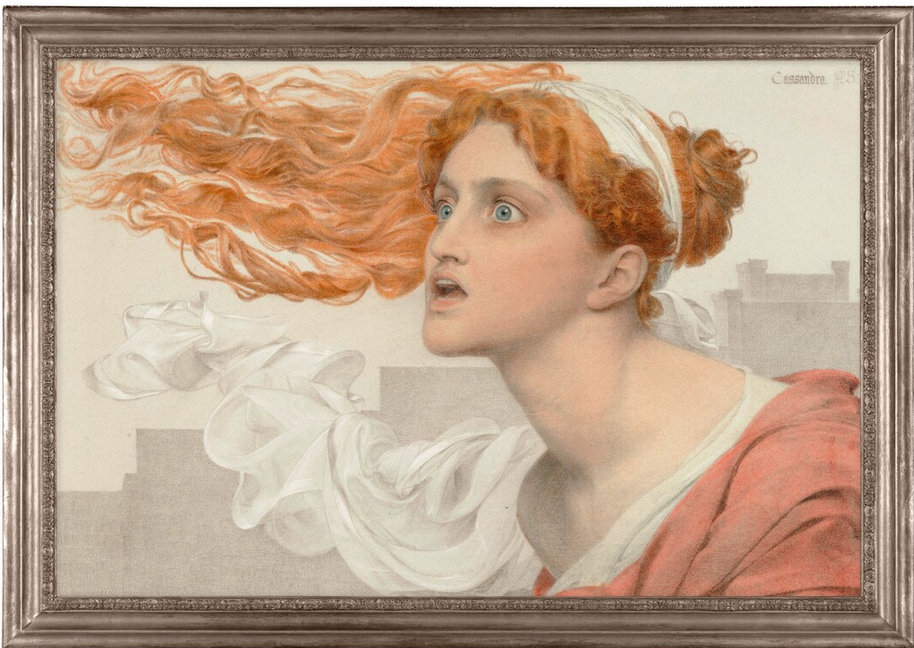 Redhead Woman, Frederick Sandys