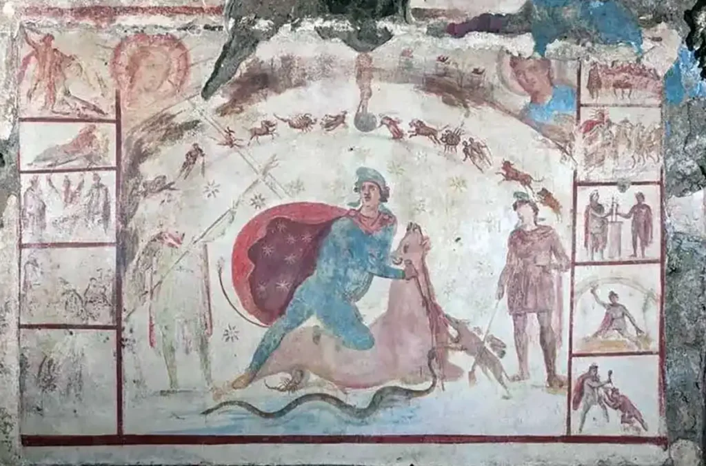 Roma'daki Barberini Mithraeum'dan Mithraik Friz