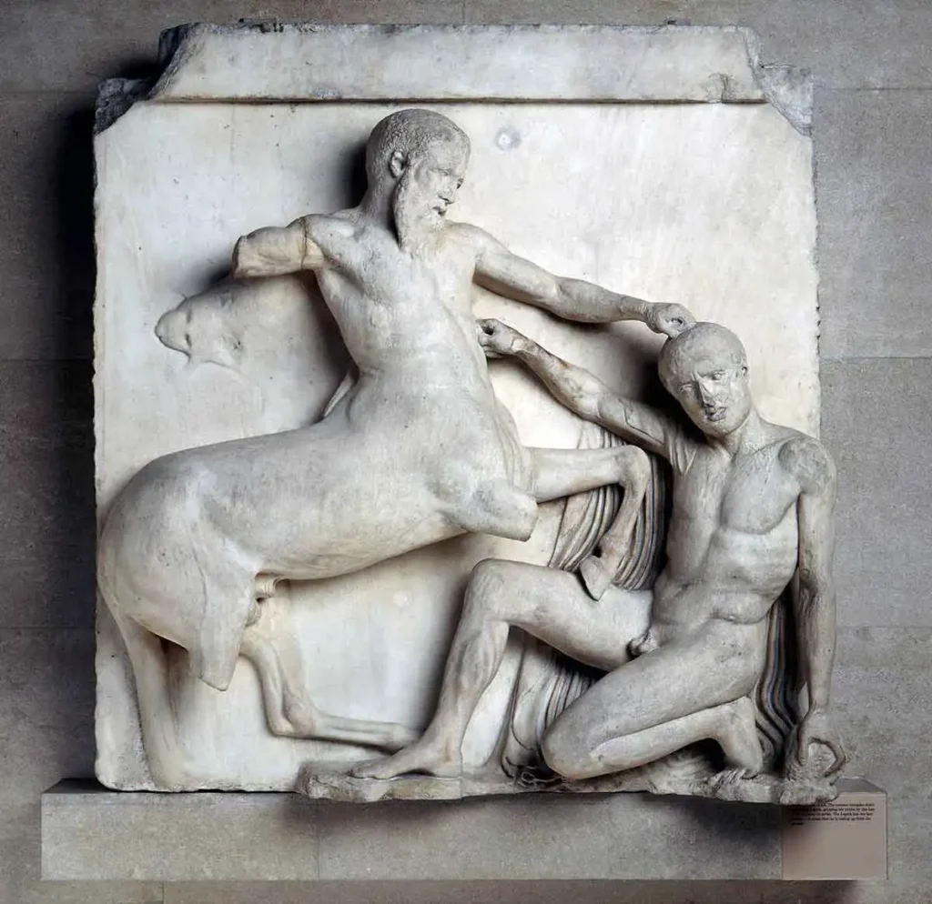 Parthenon'dan mermer metop, British Museum