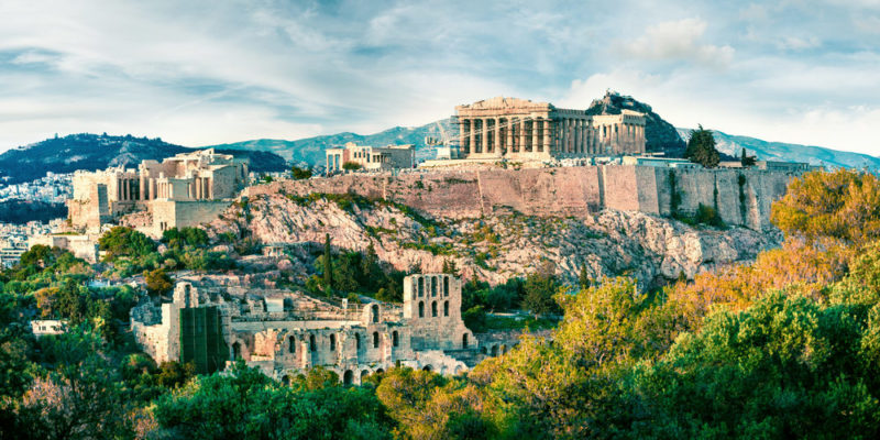 Akropolis Manzarası, Antik Atina Tarihi