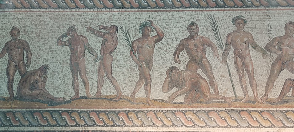 Olimpiya'daki Atletler Mozaiği, Olimpiya Müzesi