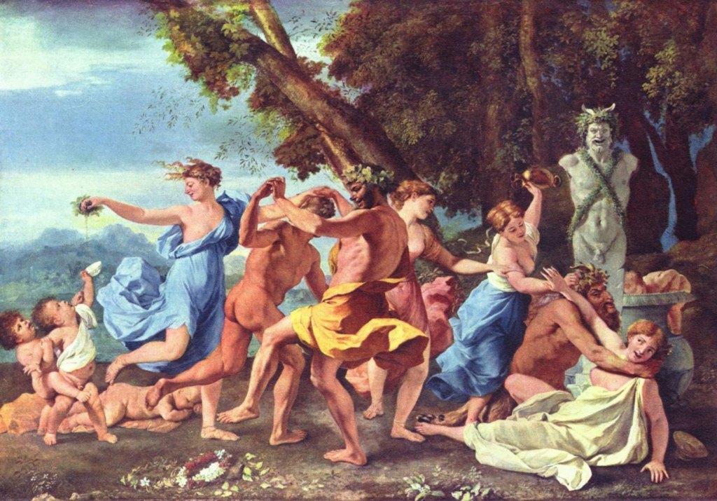 Nicolas Poussin - Bir Dönem Öncesi Bacchanalia Eğlencesi [1632-33]