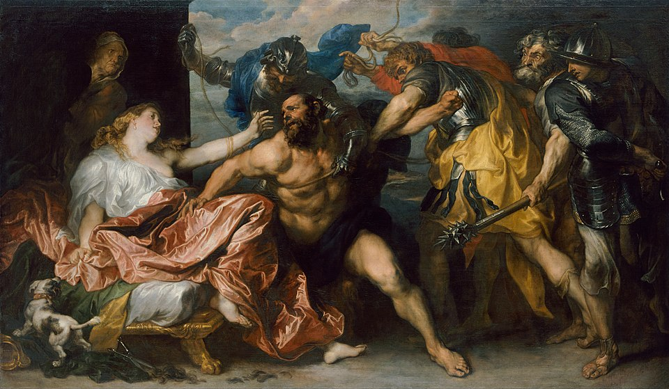 Samson ve Delilah, Anton van Dyck, Viyena