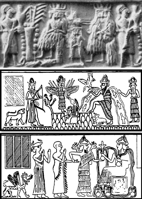 Mezopotamya Tanrı Tasvirleri | Mühürlerde Tanrı Tasvirleri