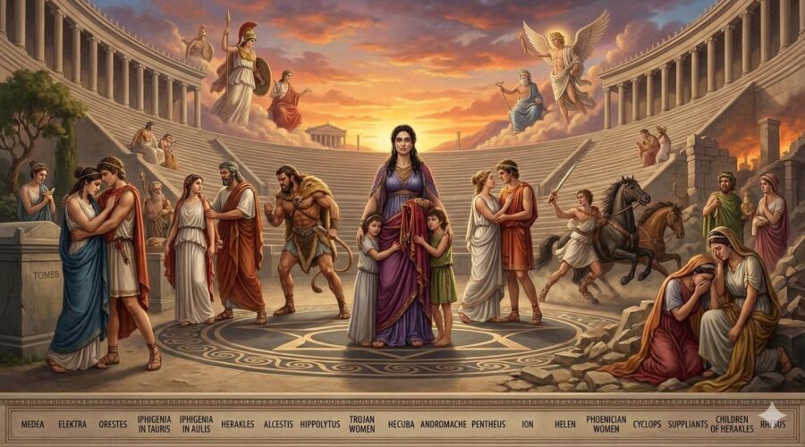 Euripides Tragedyaları | 19 Tragedya