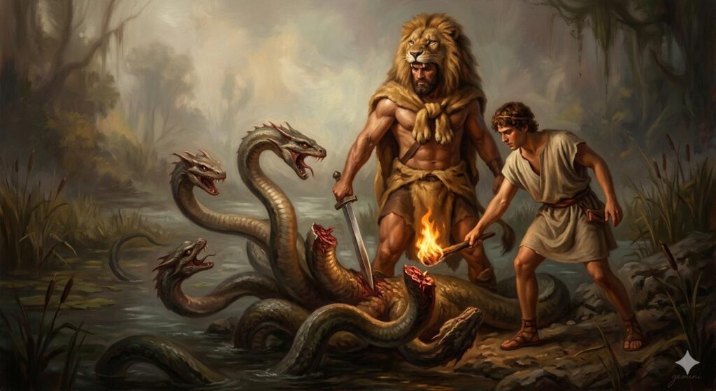 Lerna Ejderhasını (Hydra) Öldürmek